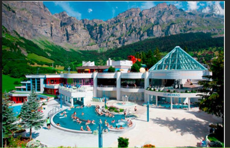 2,5 pces Accueillant comme à la maison Leukerbad Esterno foto
